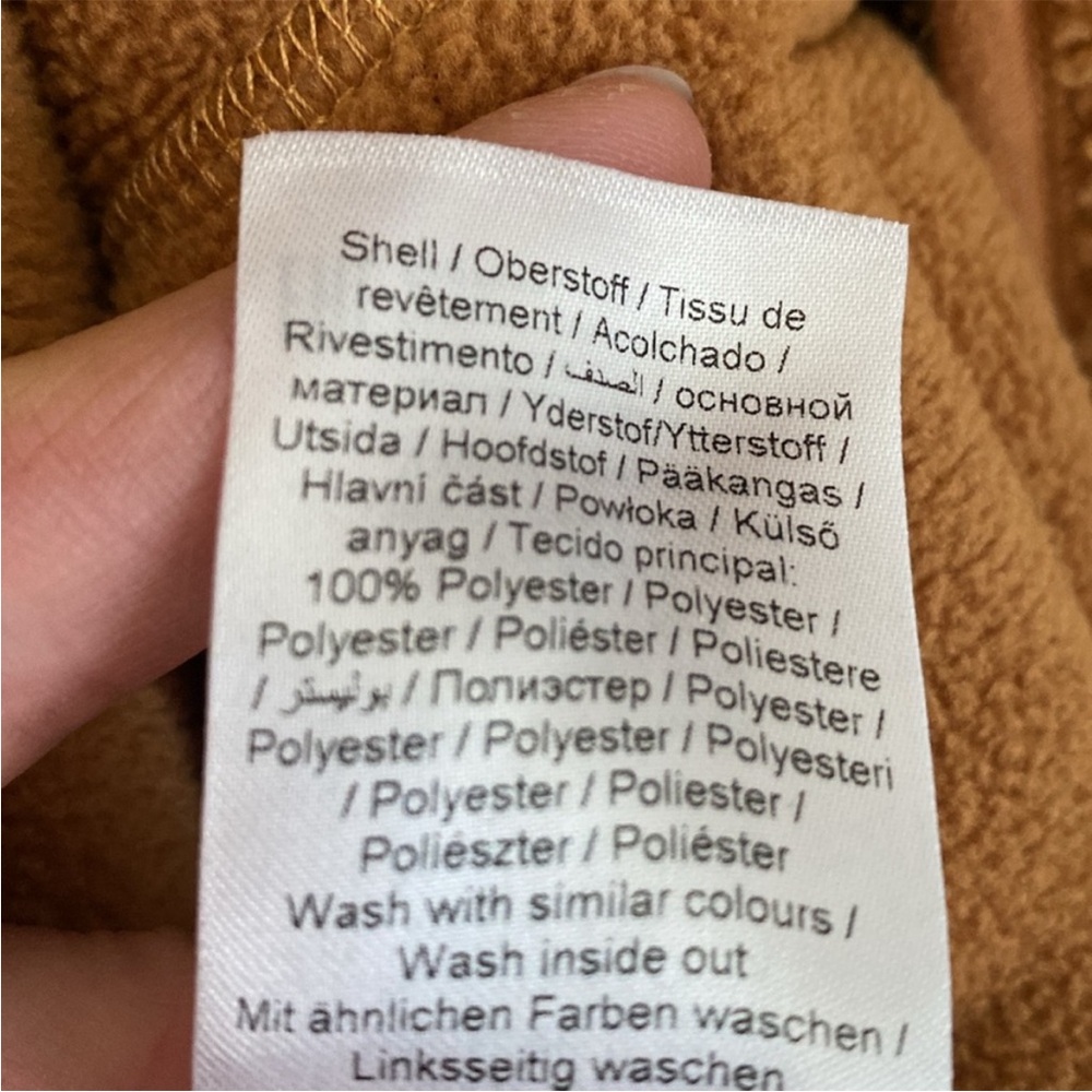 Part Two Copenhagen brown Sherpa Zip-Up Jacket - Picture 6 of 6